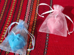 Sweet hearts with ribbon